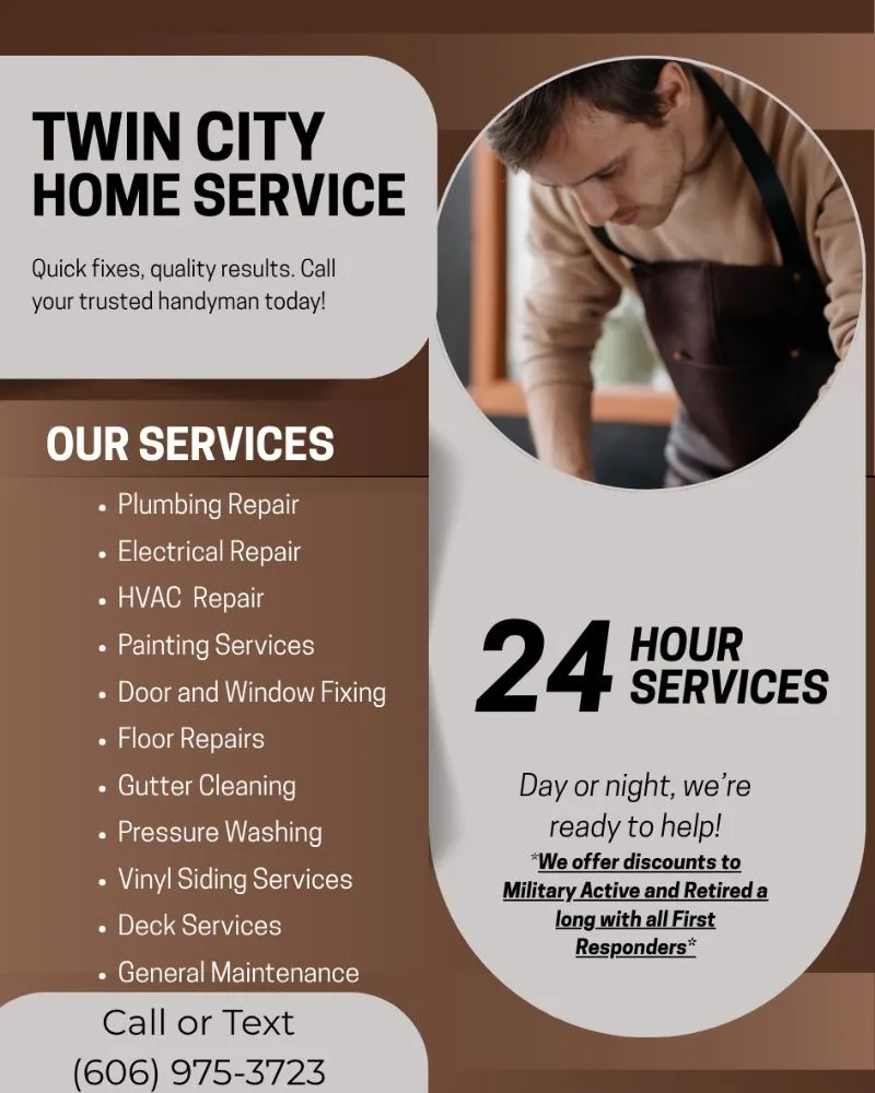 Slide of Twin City Home Services