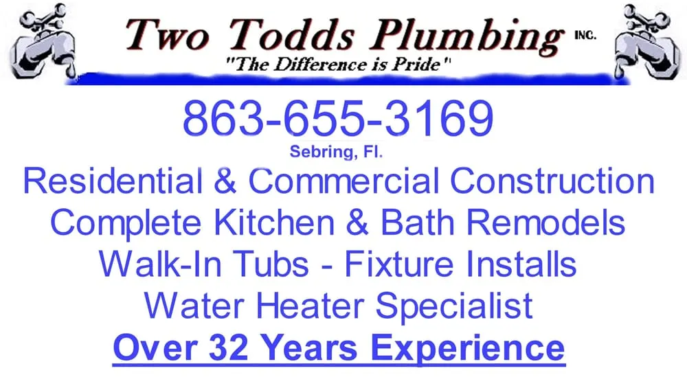Slide of Two Todds Plumbing