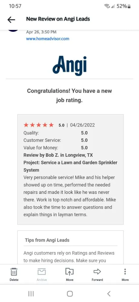 Quality plumbing repair for homes in Gladewater, TX by TX Mile Services