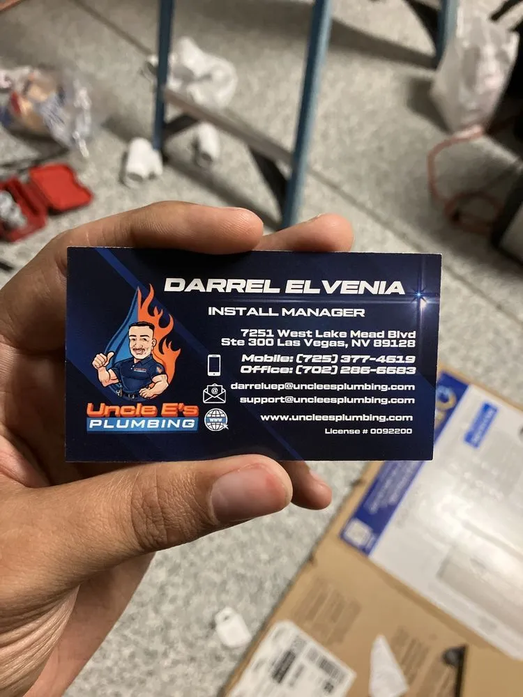 Slide of Uncle E’s Plumbing