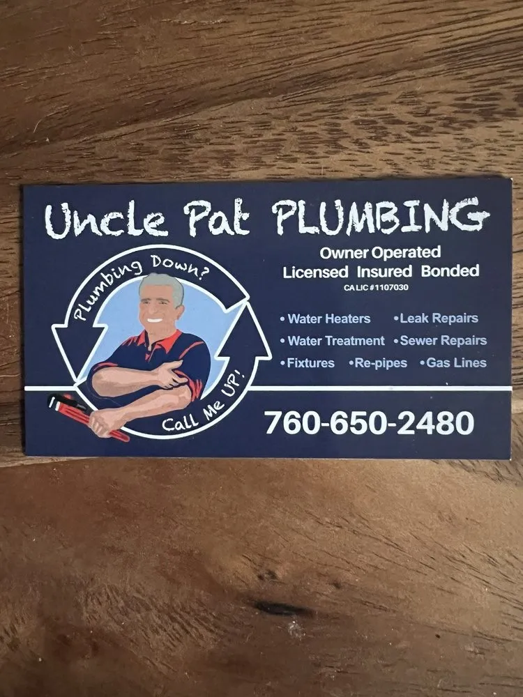 Slide of Uncle Pat Plumbing