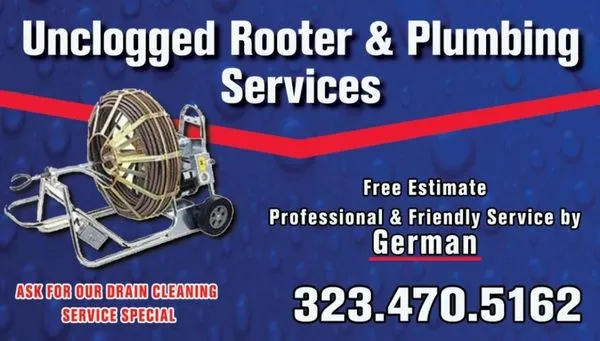 Unclogged Rooter And Plumbing Services Logo