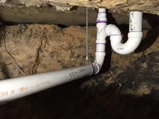Slide of Under Slab Plumbing and Leak Detection