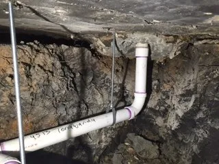 Slide of Under Slab Plumbing and Leak Detection