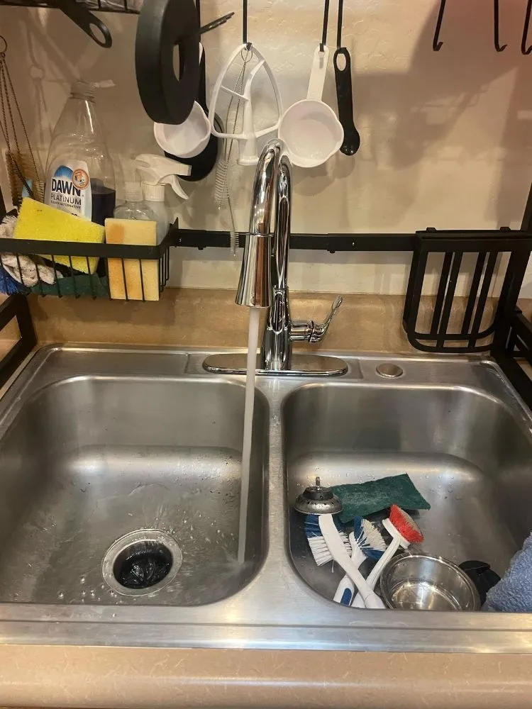 Slide of Under the Sink Plumbing