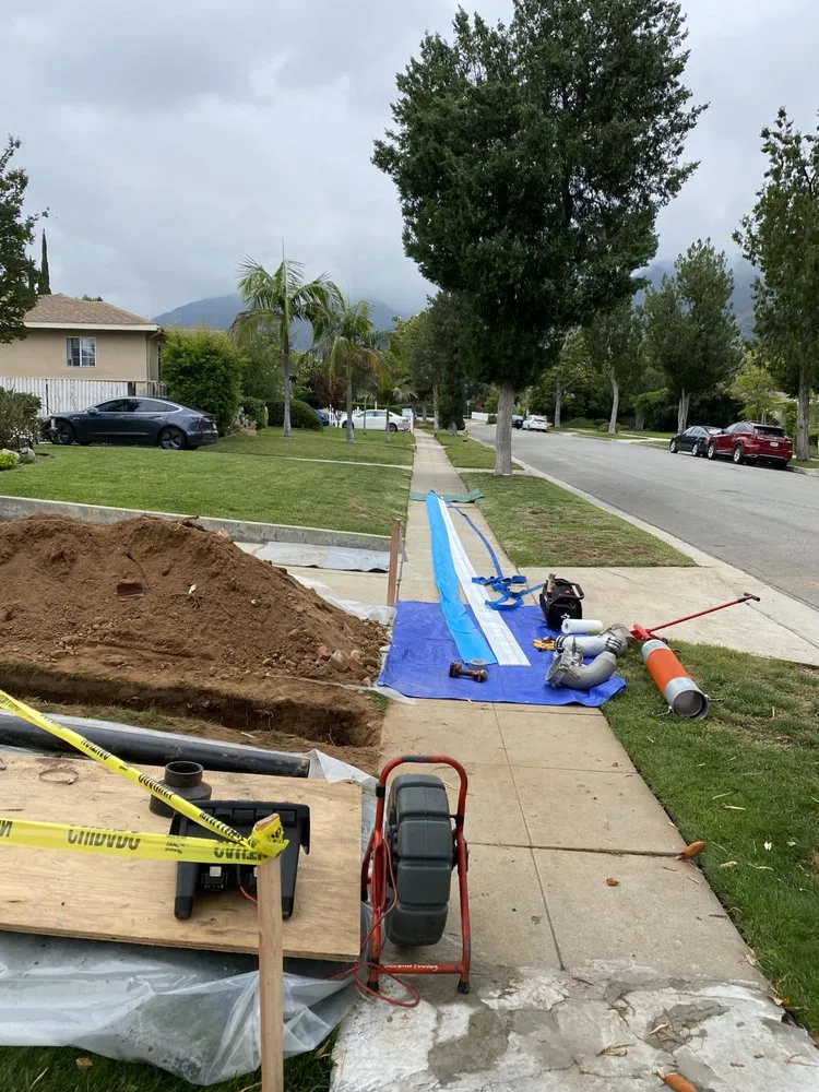 Slide of Underground Plumbing and Rooter
