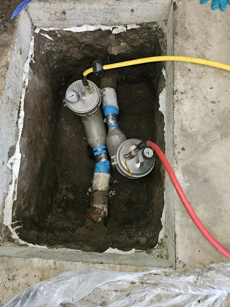 Slide of Underground Plumbing and Rooter