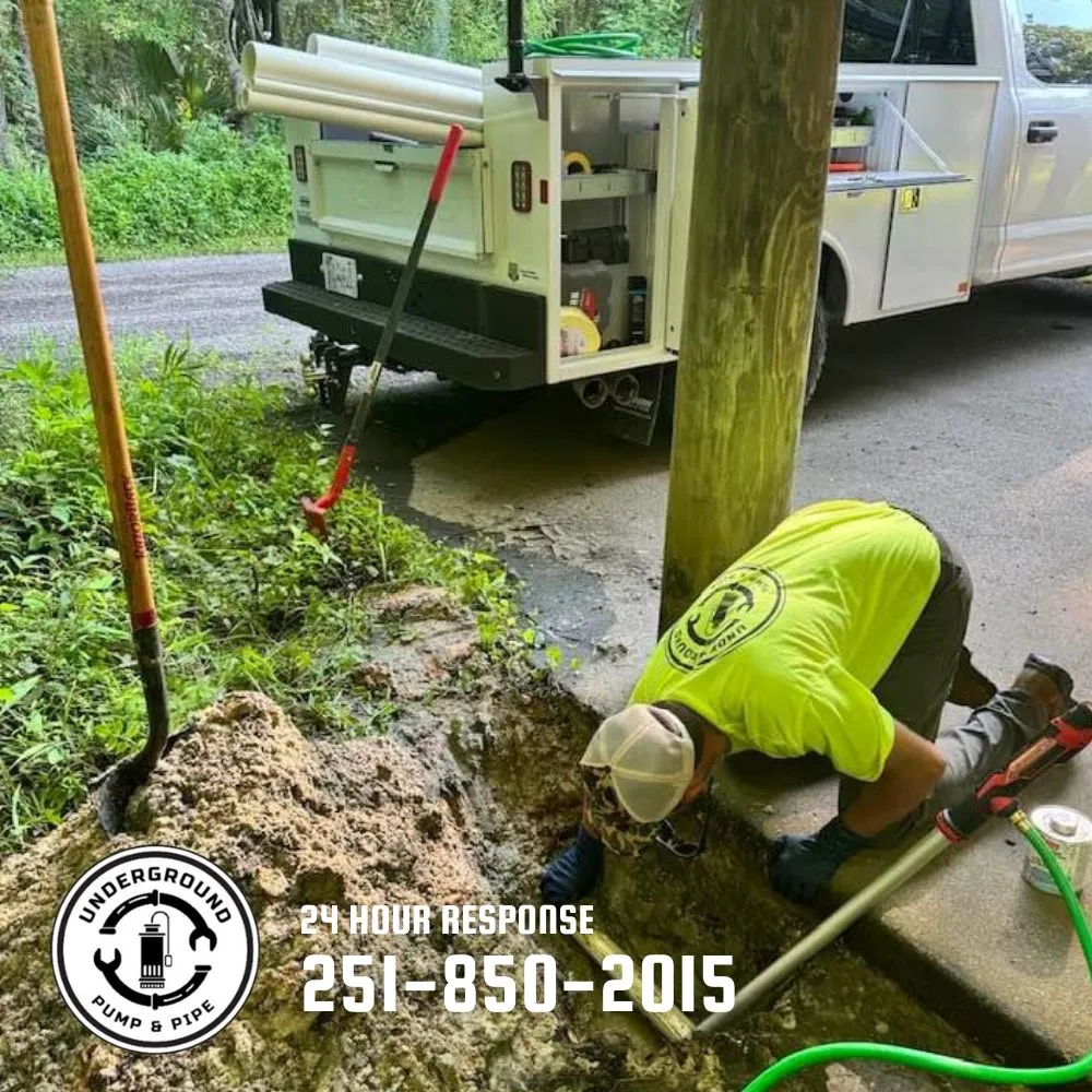 Slide of Underground Pump & Pipe