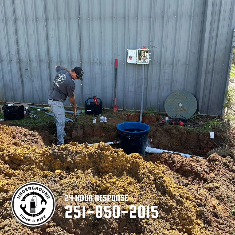 Slide of Underground Pump & Pipe