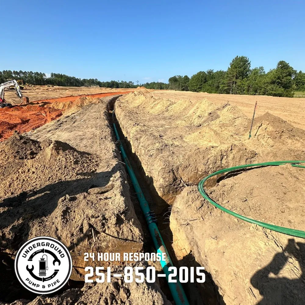 Slide of Underground Pump & Pipe