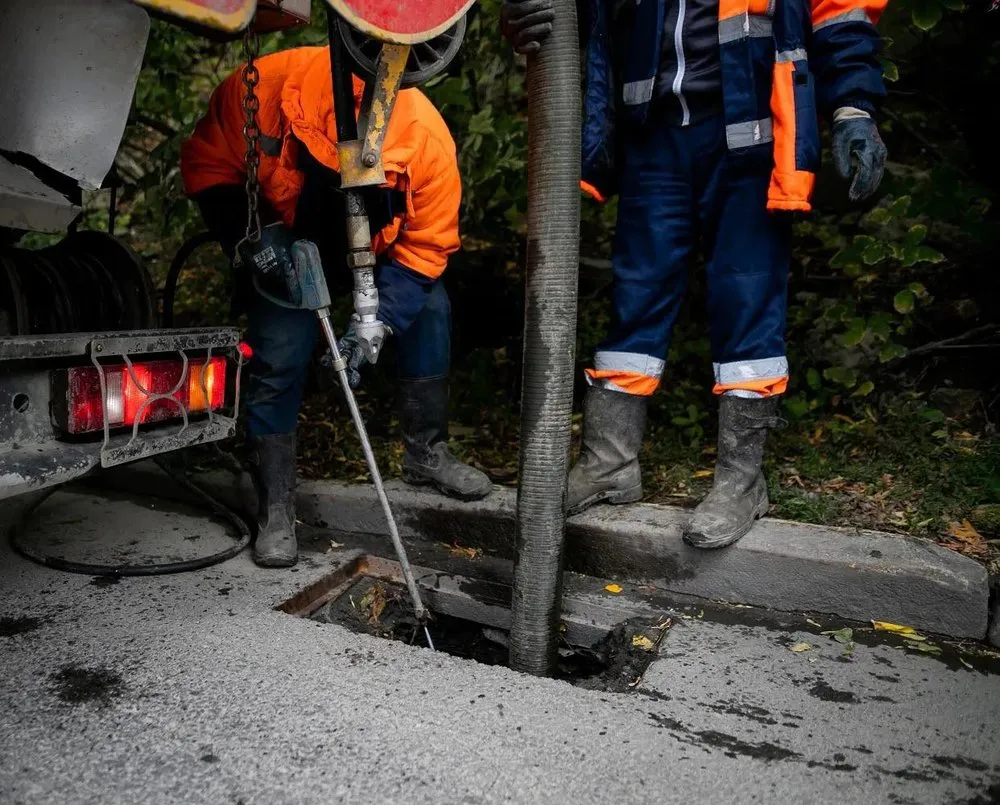 Slide of Underground Rooter Sewer and Drains