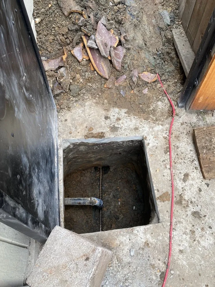 Slide of Underground Rooter Sewer and Drains