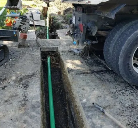 Slide of Underground Rooter Sewer and Drains