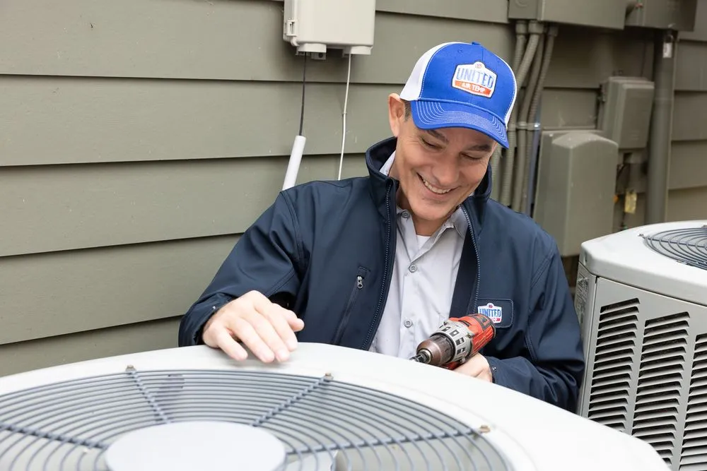 Slide of United Air Temp