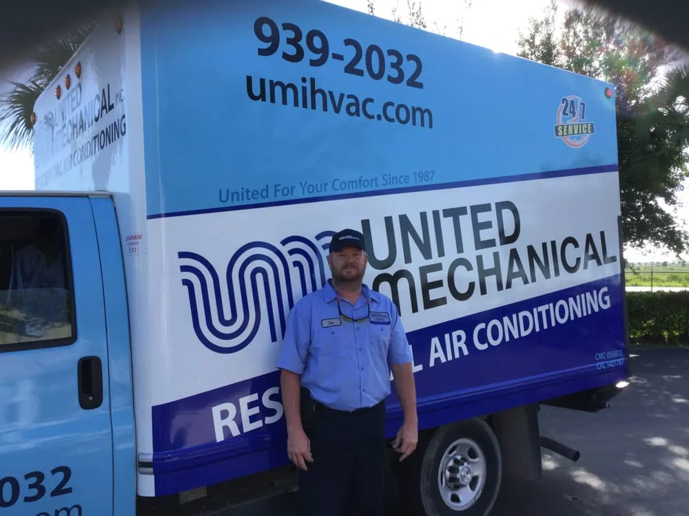 Emergency water heater service experts serving Fort Myers, FL - United Mechanical