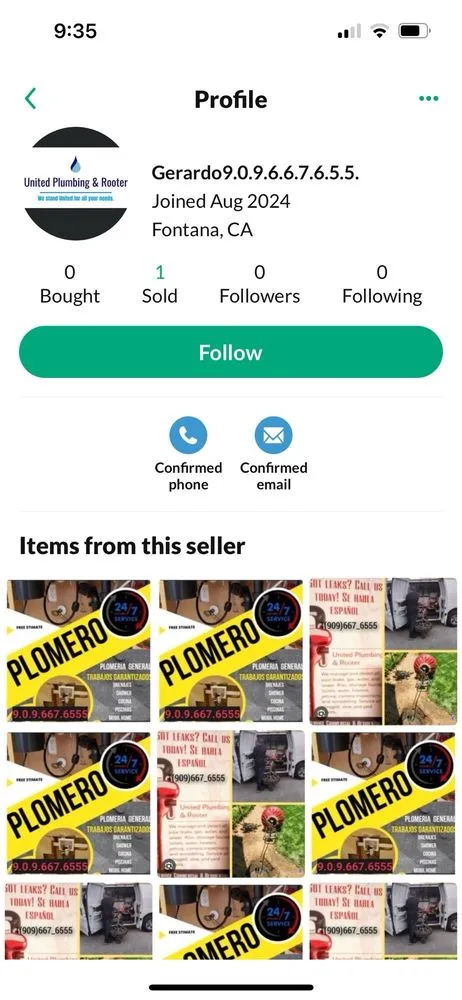 Slide of United Plumbing & Rooter