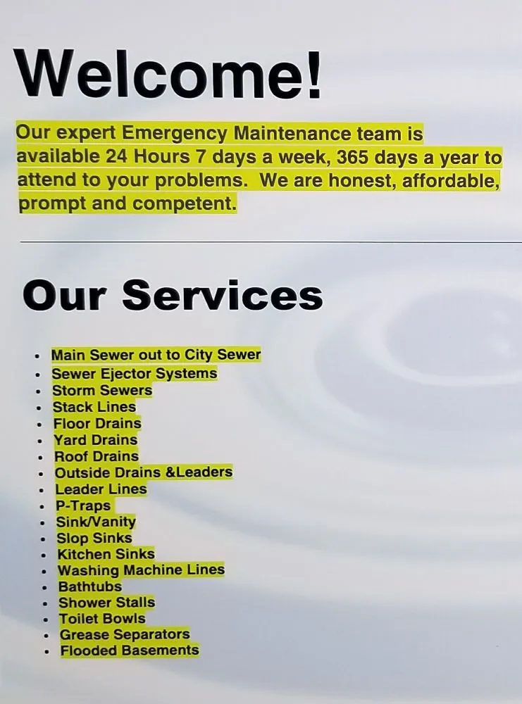 Slide of Universal Sewer and Drain