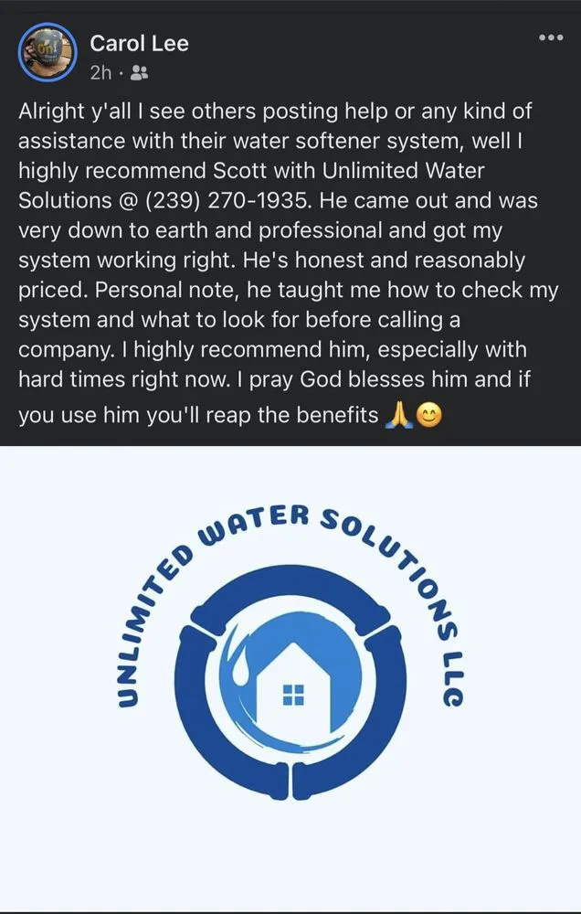 Quality plumbing repair experts serving Lehigh Acres, FL - Unlimited water solutions