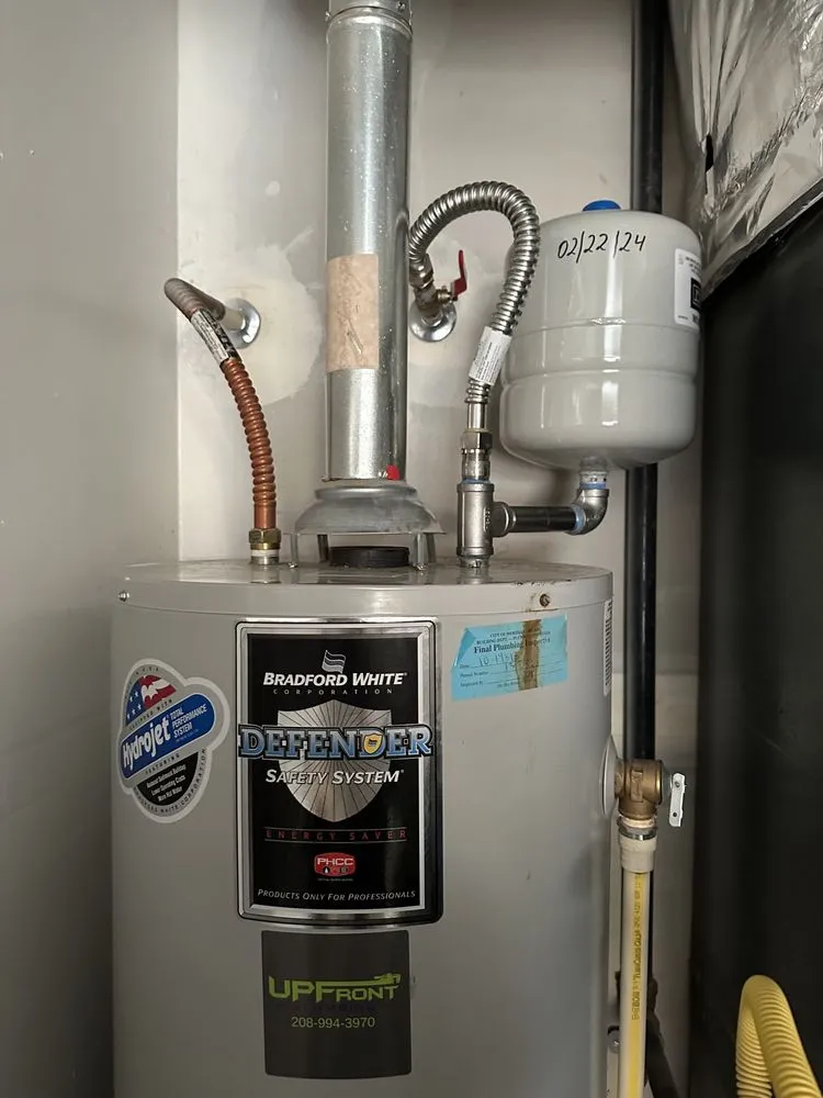 Slide of Upfront Plumbing