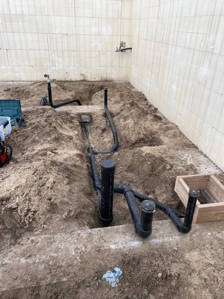 Slide of Upfront Plumbing