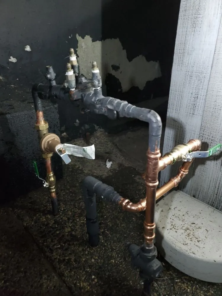 Slide of Upright Plumbing
