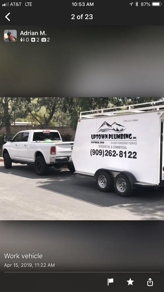 Slide of Uptown Plumbing