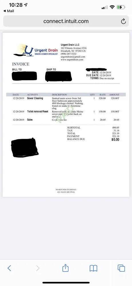 Slide of Urgent Drain & Plumbing