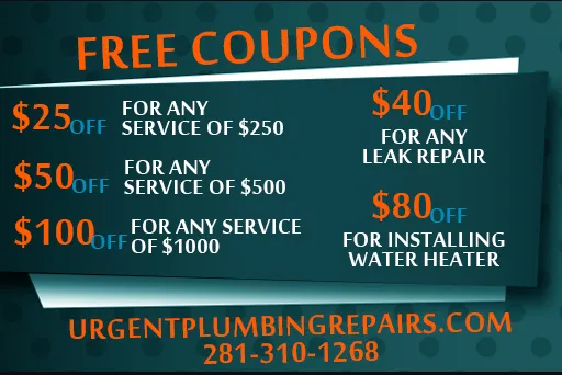 Slide of Urgent Plumbing Repairs Spring