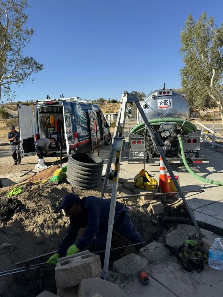 Slide of USA Drain and Plumbing Works