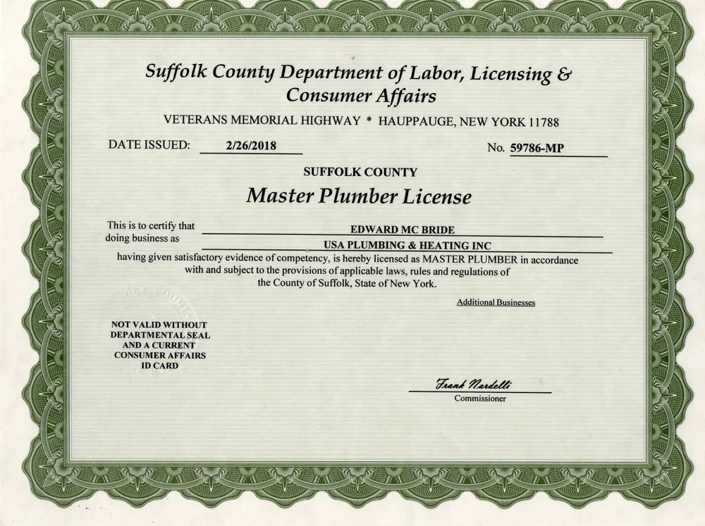 Slide of USA Plumbing & Heating