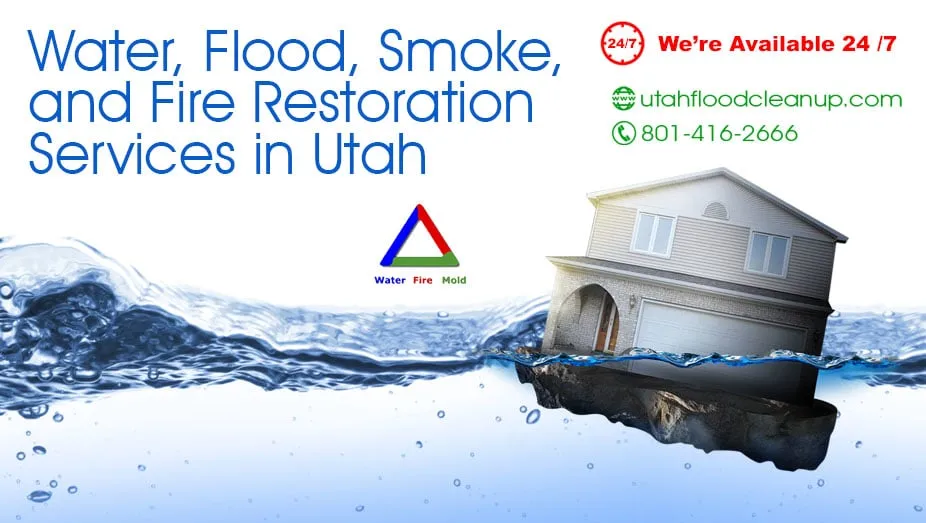 Slide of Utah Flood Cleanup