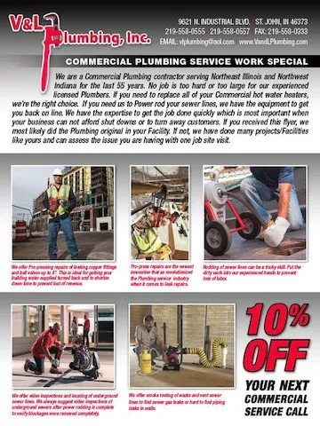 Slide of V & L Plumbing