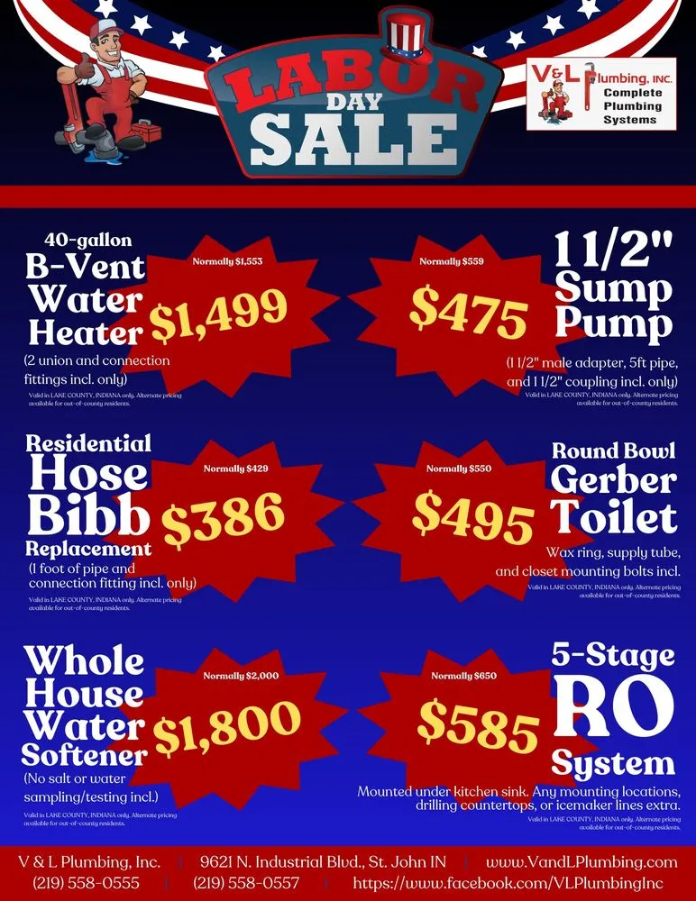 Slide of V & L Plumbing