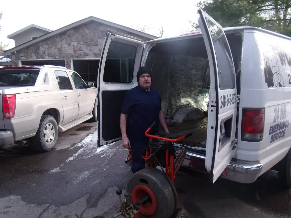 Slide of V and C Sewer & Drain Cleaning