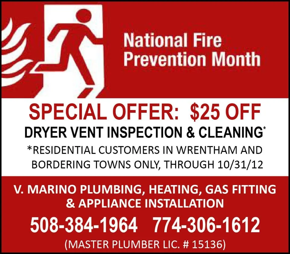 Slide of V. Marino Plumbing