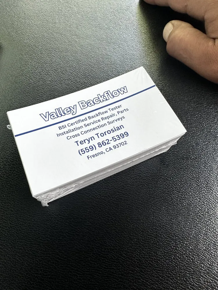 Slide of Valley Blackflow