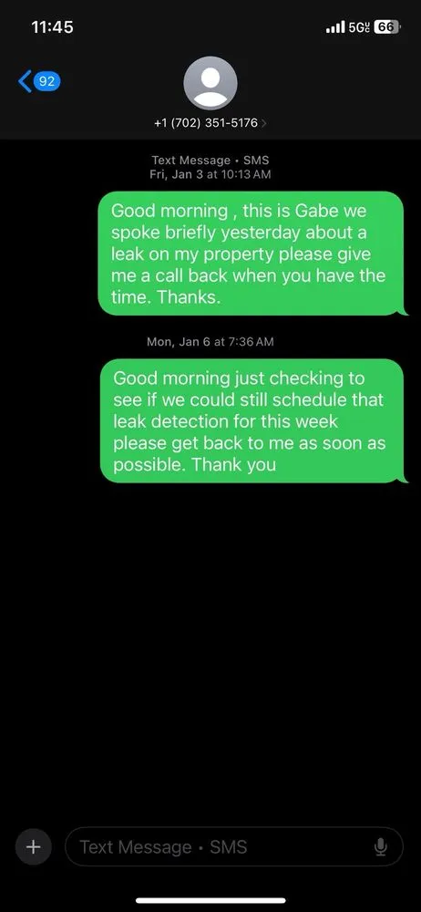 Slide of ValleyWide leak detection - LV