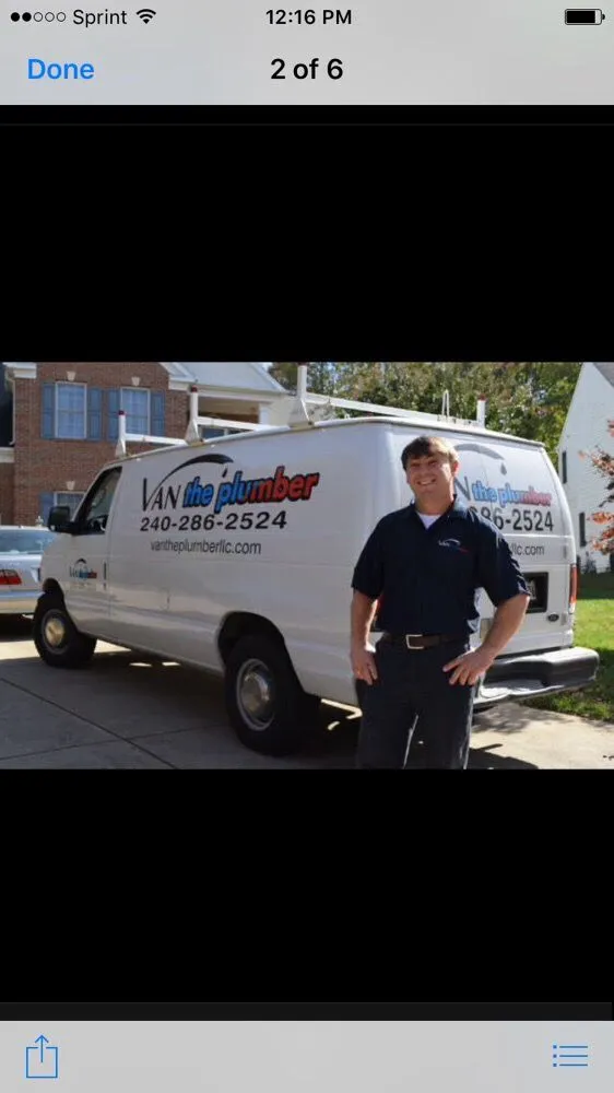 Slide of Van the Plumber