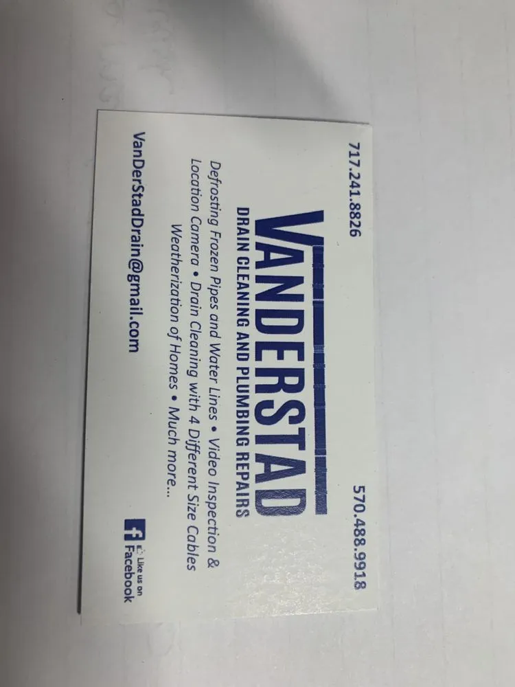 Slide of Vanderstad Drain Cleaning and Plumbing Repairs