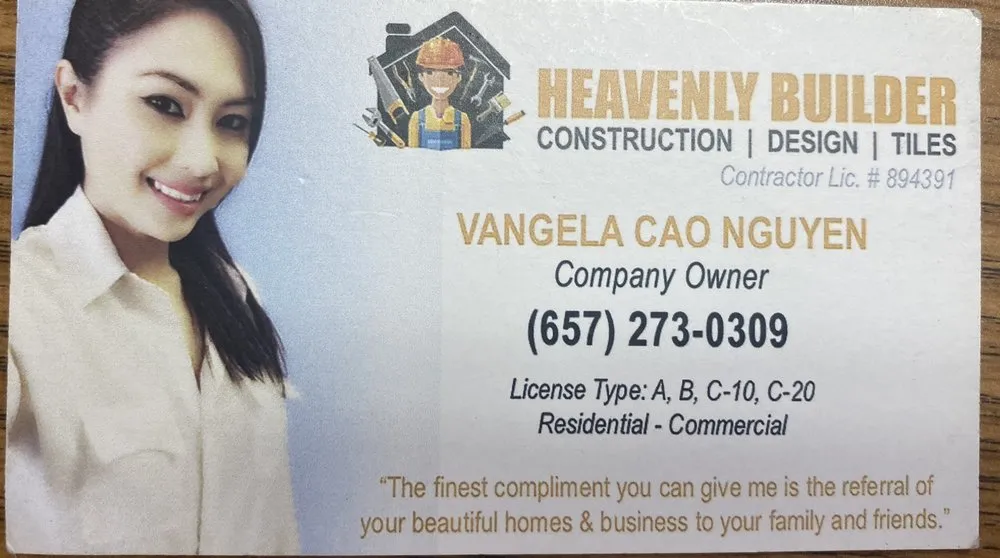 Slide of Vangela Construction