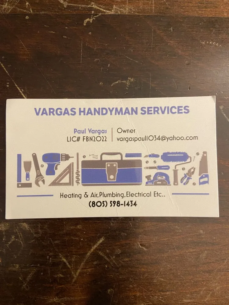 Slide of Vargas Handyman Services