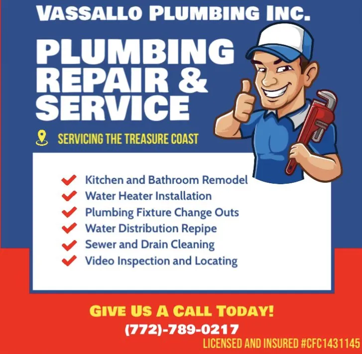 Reliable water heater service for homes in Port St. Lucie, FL by Vassallo Plumbing