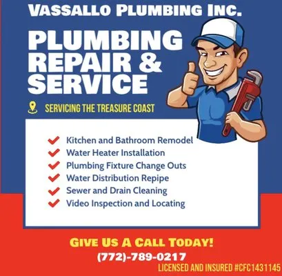 Vassallo Plumbing Logo