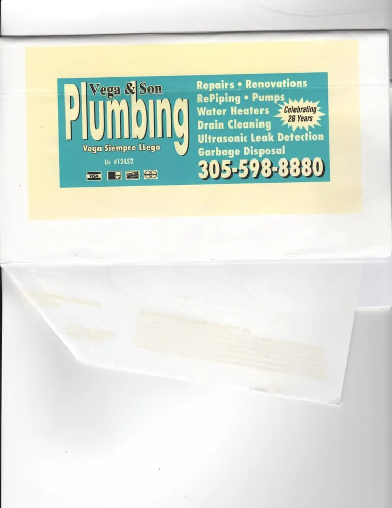 Slide of Vega And Son Plumbing