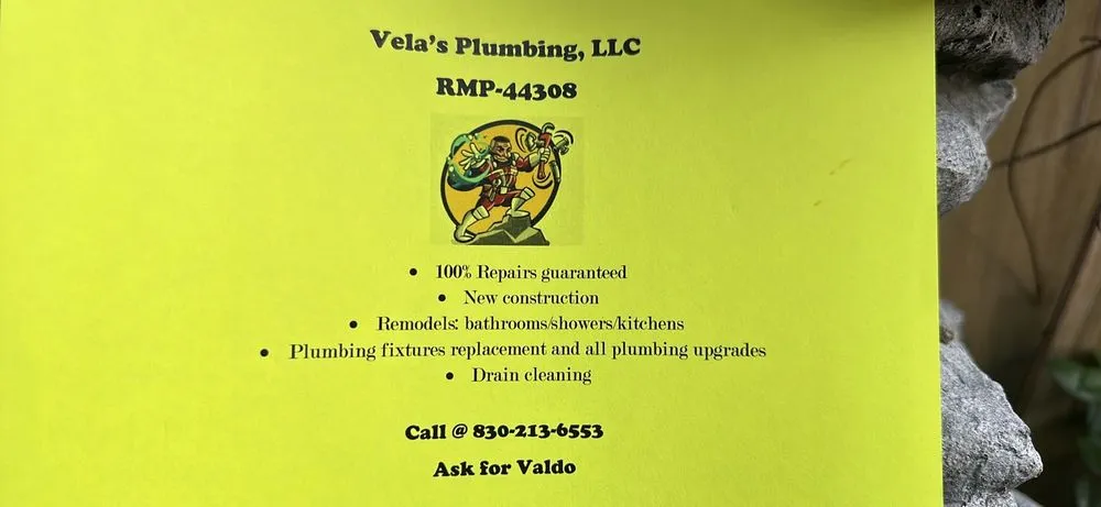 Slide of Velas Plumbing