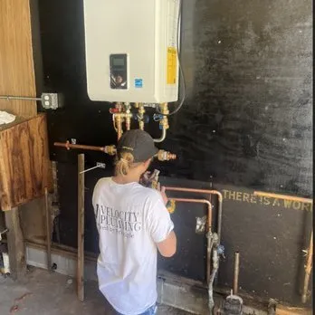 Slide of Velocity Plumbing