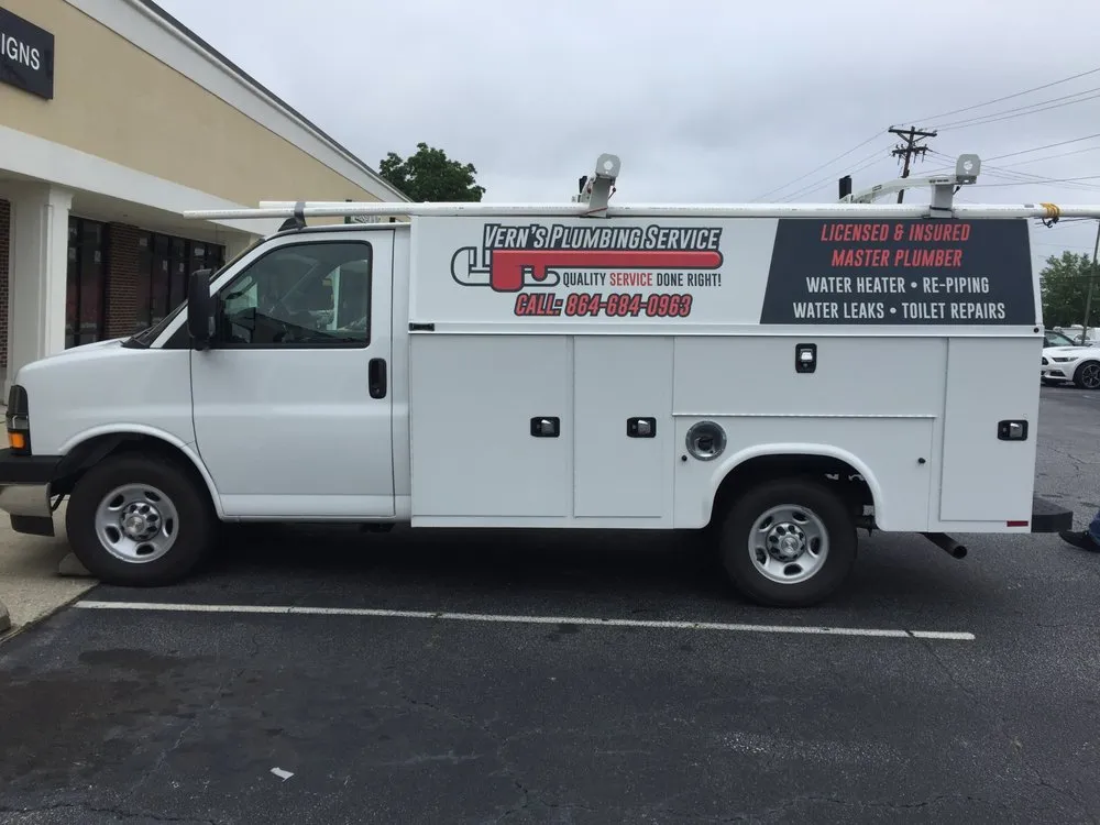 Slide of Vern's Plumbing Service