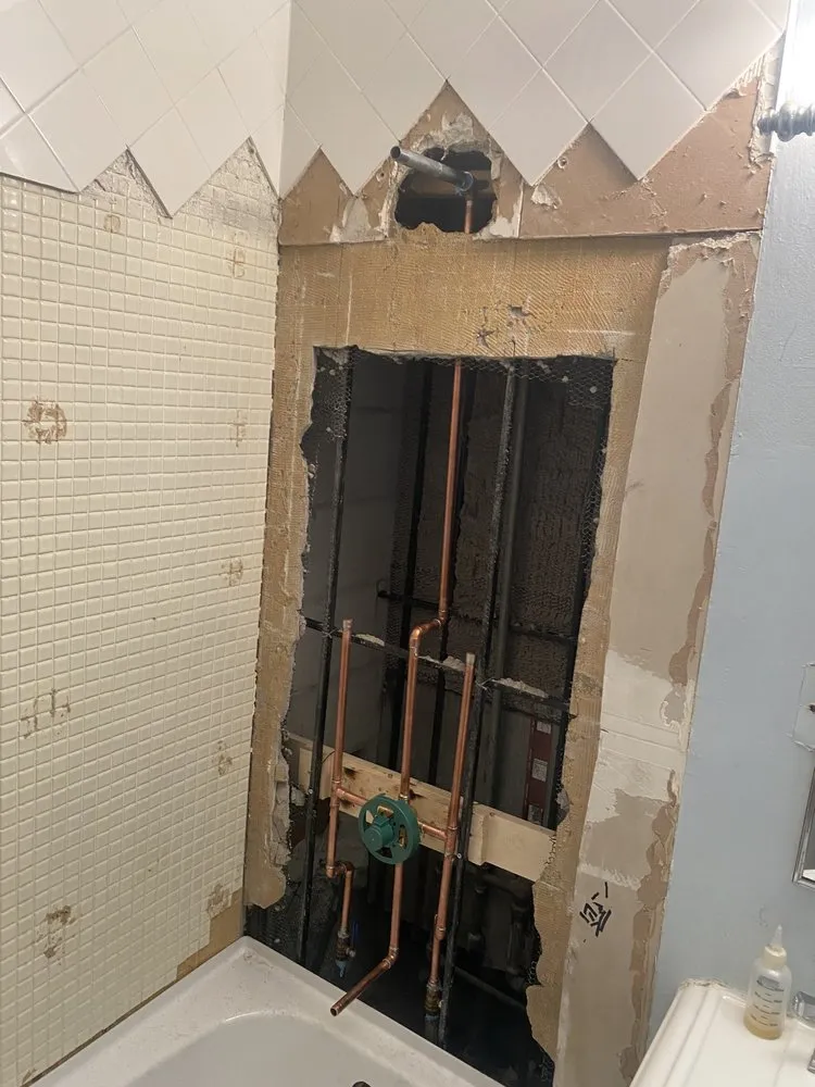 Slide of Vertical Plumbing