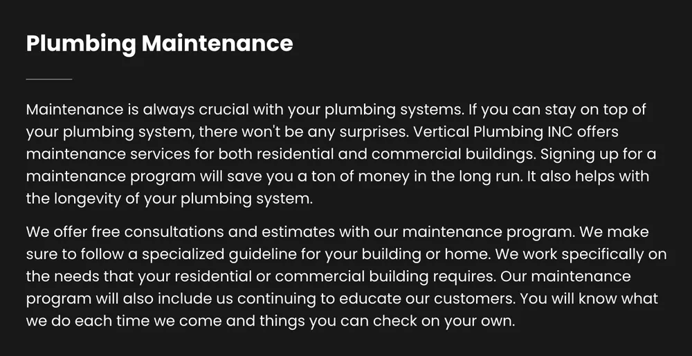 Reliable emergency plumbing in Monee, IL by Vertical Plumbing