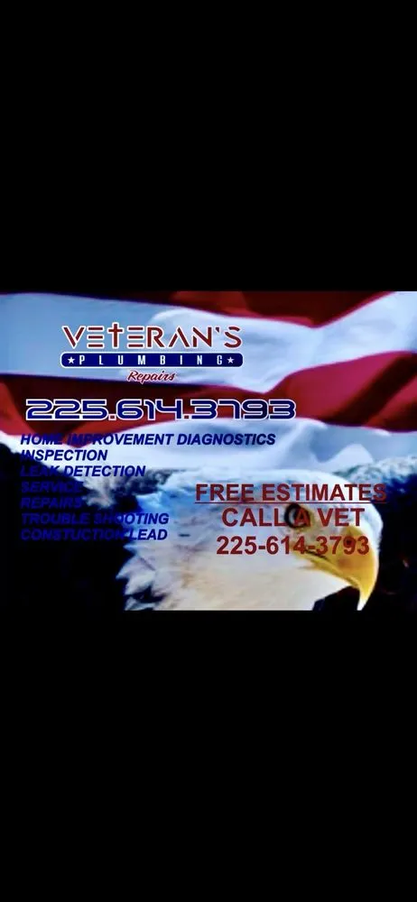 Slide of Veterans Plumbing Repairs